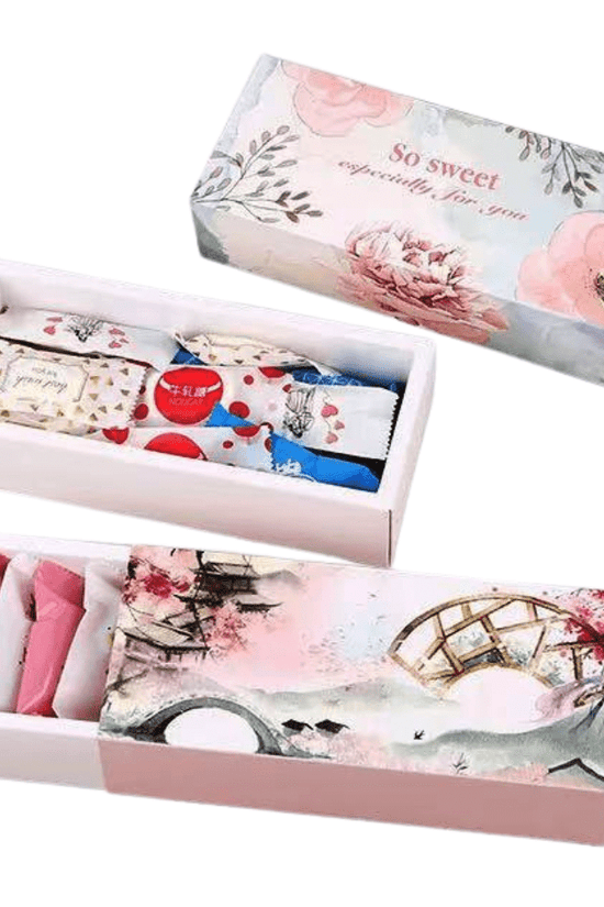 Slim Rectangle Printed Paper Box - Bridge Theme - TEM IMPORTS™