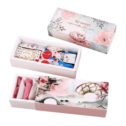 Slim Rectangle Printed Paper Box - Bridge Theme - TEM IMPORTS™