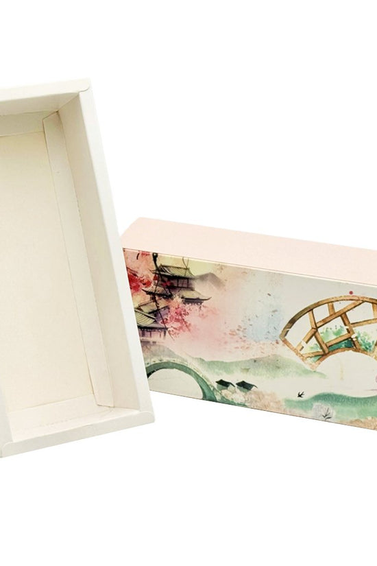 Slim Rectangle Printed Paper Box - Bridge Theme - TEM IMPORTS™