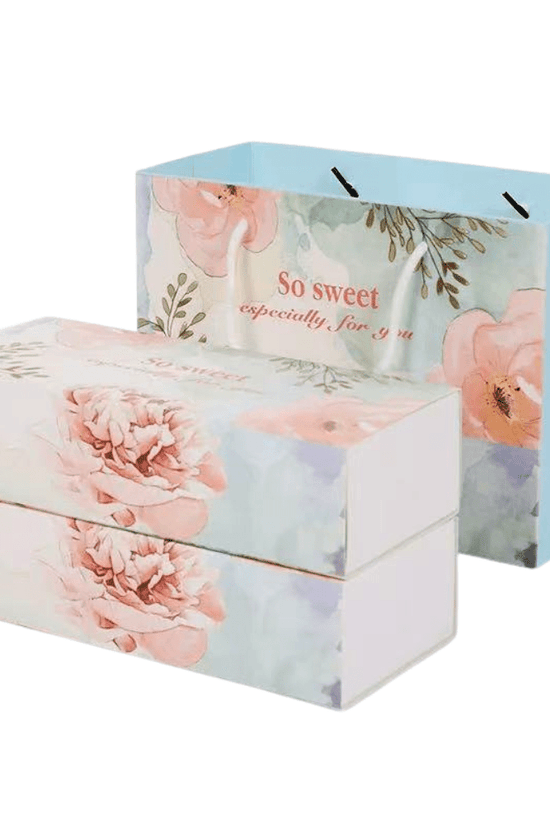 Slim Rectangle Printed Paper Box - So Sweet Theme - TEM IMPORTS™