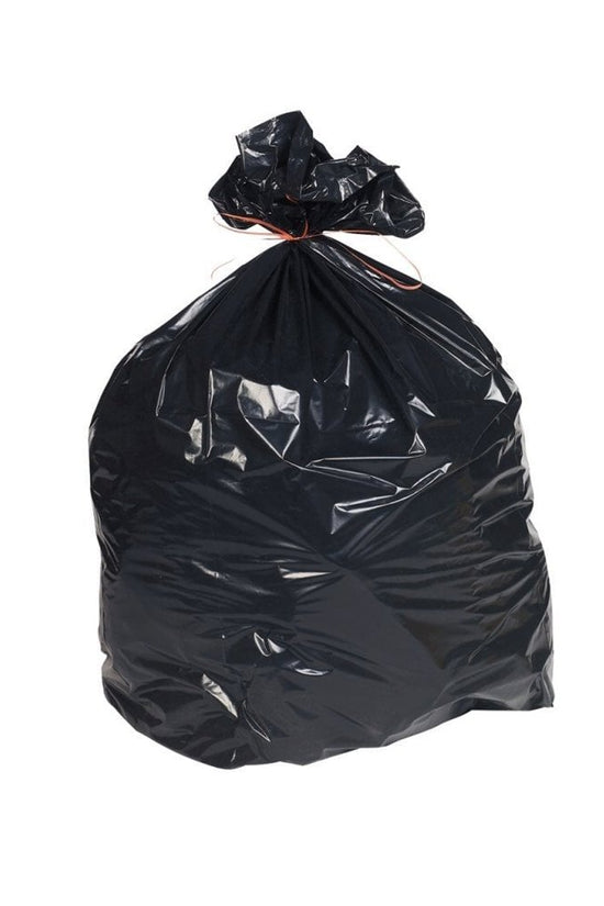 Small 18Ltr Kitchen Office Tidy Bin Liners - Black - TEM IMPORTS™