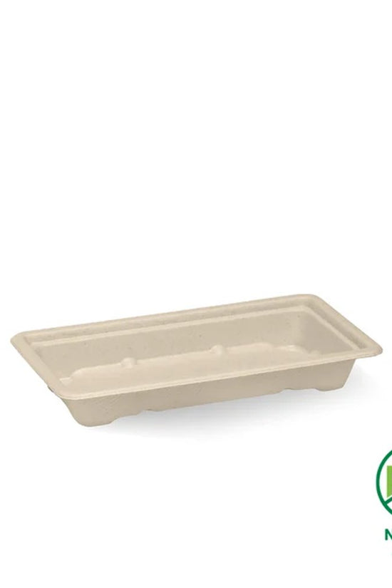 Small Natural Plant Fibre Sushi Tray - 600pcs/Ctn - TEM IMPORTS™