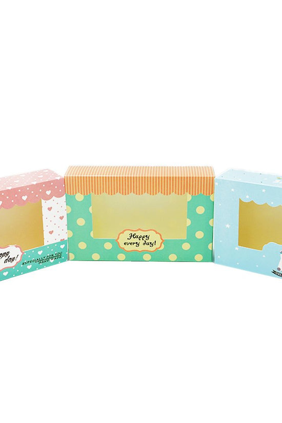 Small Rectangular Printed Paper Box Window - Paris Theme - TEM IMPORTS™