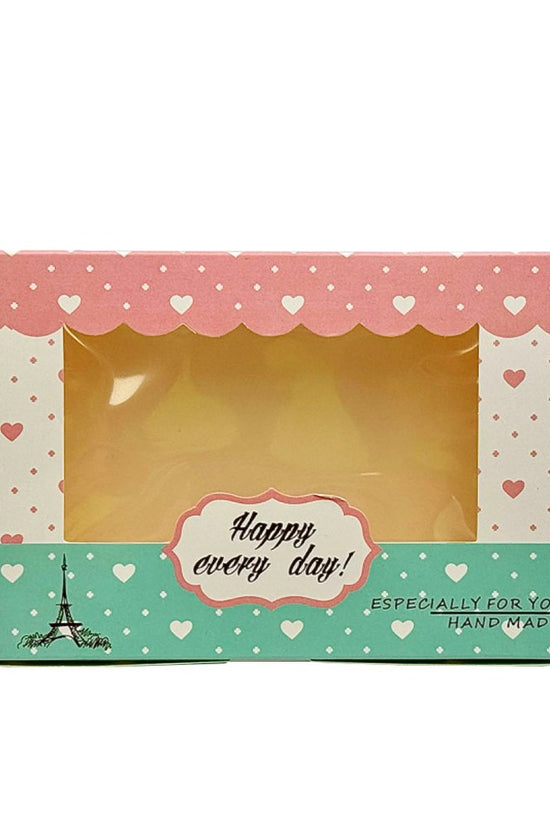 Small Rectangular Printed Paper Box Window - Paris Theme - TEM IMPORTS™