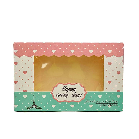Small Rectangular Printed Paper Box Window - Paris Theme - TEM IMPORTS™