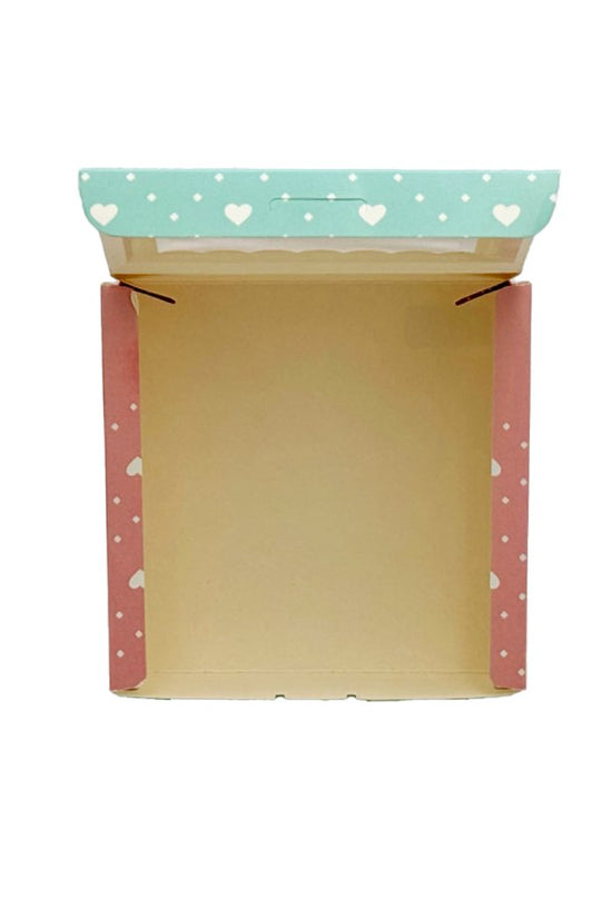 Small Square Printed Paper Box Window - Paris Theme - TEM IMPORTS™