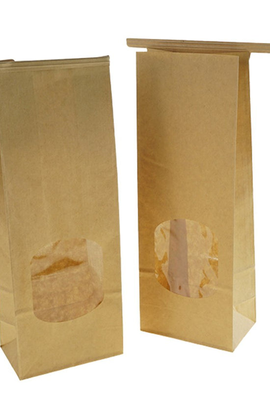 Small Tin - Tie Paper Bag With Window - TEM IMPORTS™