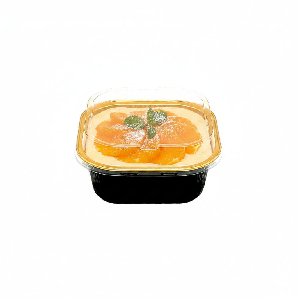 Square Clear PET Lid To Suit 300mL Foil Cake Tin Base - TEM IMPORTS™