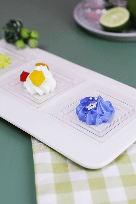 Square Mini Dish Dessert, Appetizer Plates - TEM IMPORTS™