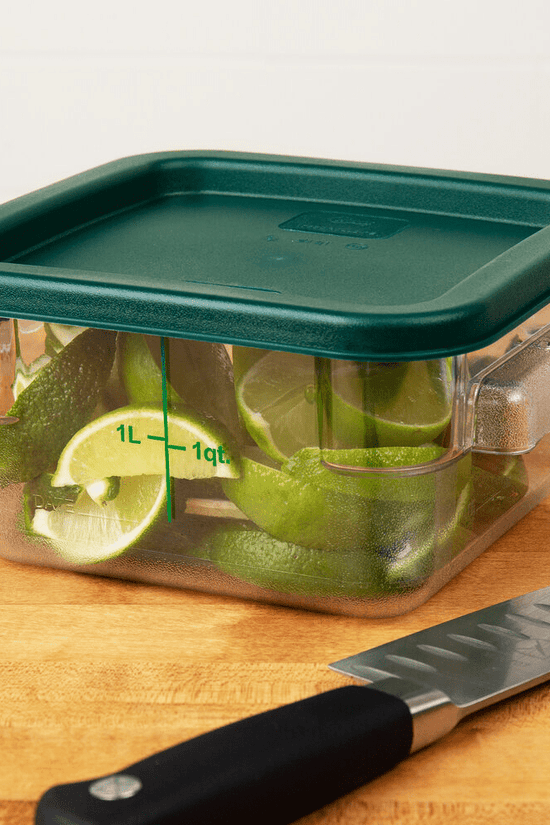Square PE Lid Green To Suit 1.9lt & 3.8lt - TEM IMPORTS™