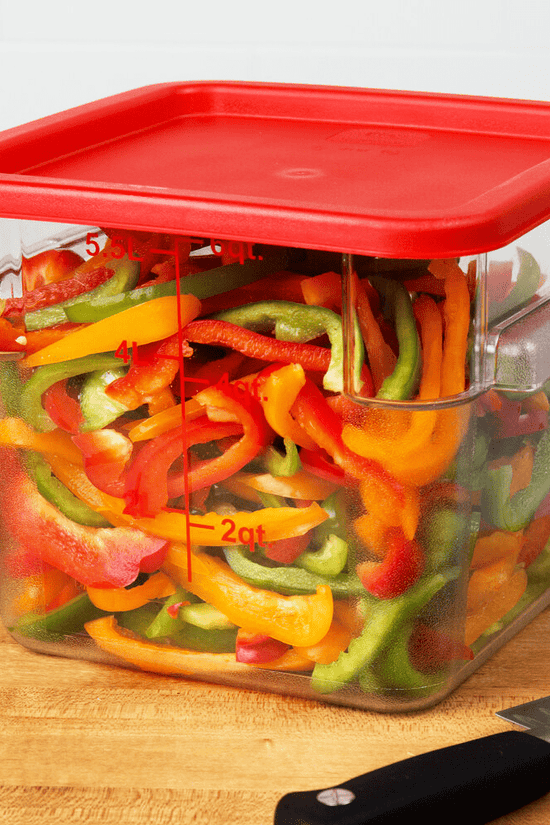 Square PE Lid Red To Suit 5.7lt & 7.6lt - TEM IMPORTS™