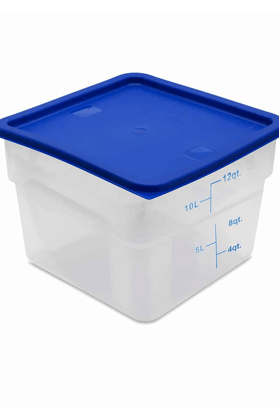 Square Polycarbonate Storage Food Containers 11.4lt/12qt - TEM IMPORTS™