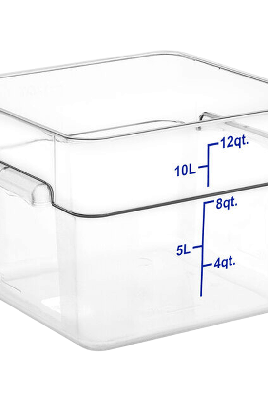 Square Polycarbonate Storage Food Containers 11.4lt/12qt - TEM IMPORTS™