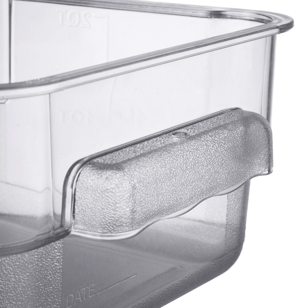 Square Polycarbonate Storage Food Containers 17.2lt/18qt - TEM IMPORTS™