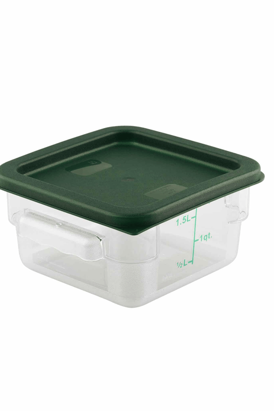 Square Polycarbonate Storage Food Containers 1.9lt/2qt - TEM IMPORTS™