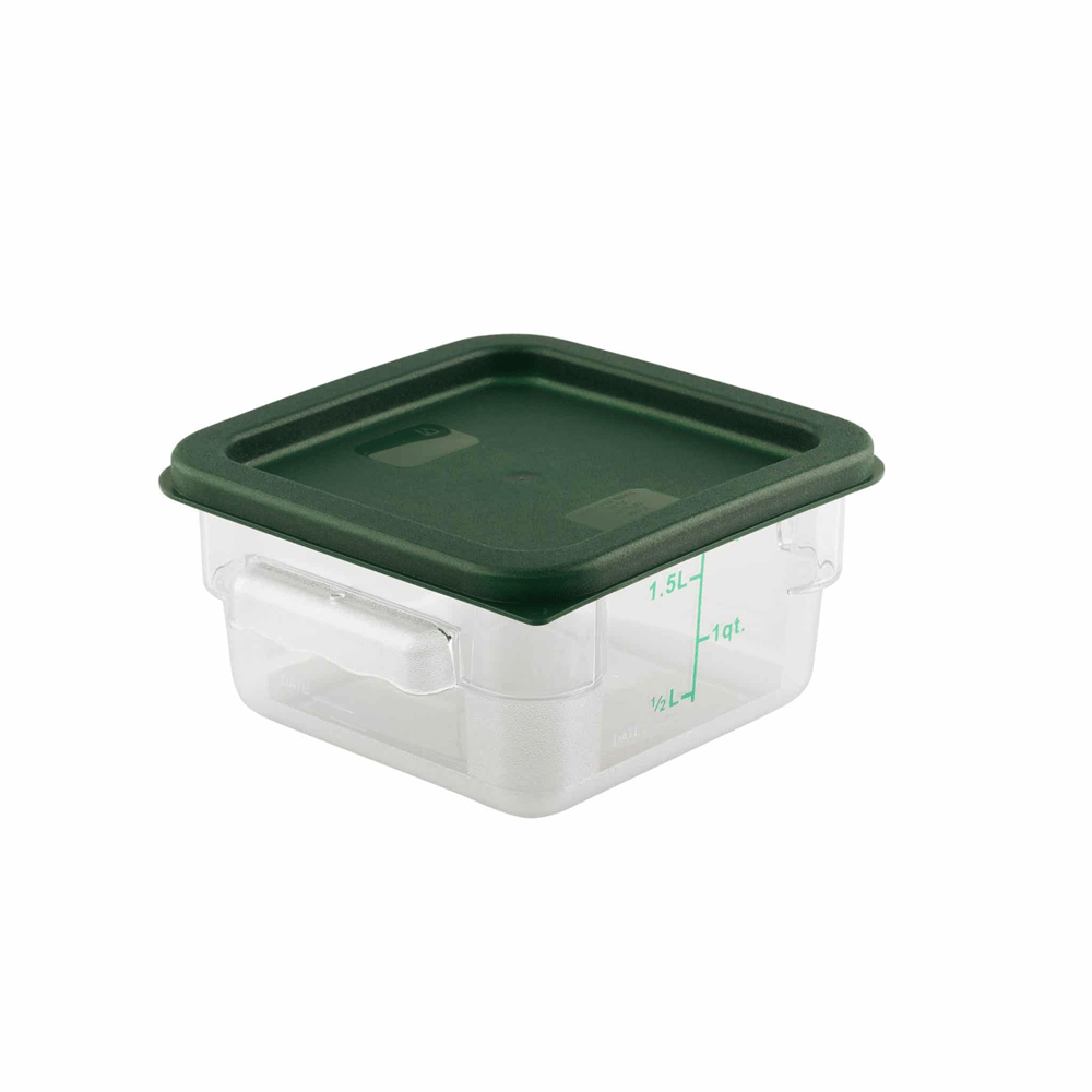Square Polycarbonate Storage Food Containers 1.9lt/2qt - TEM IMPORTS™