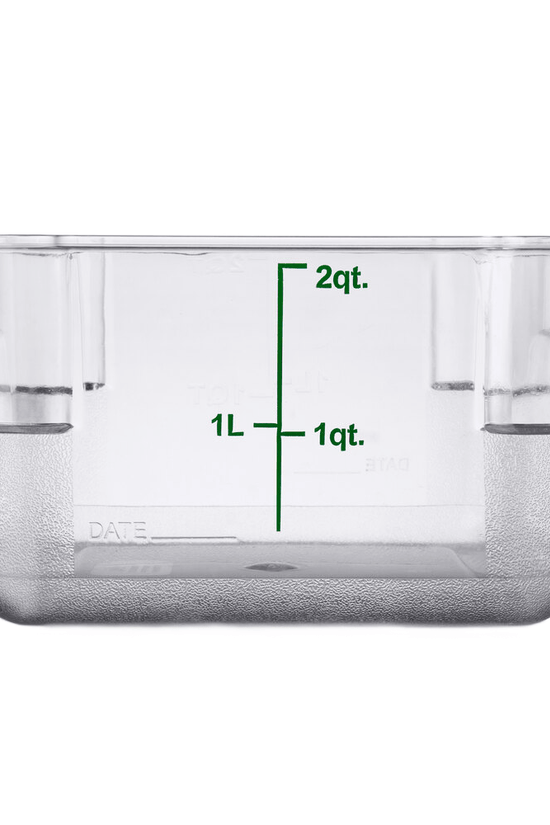 Square Polycarbonate Storage Food Containers 1.9lt/2qt - TEM IMPORTS™