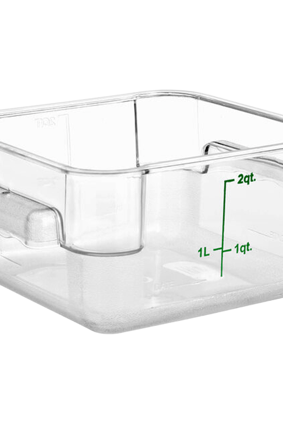 Square Polycarbonate Storage Food Containers 1.9lt/2qt - TEM IMPORTS™