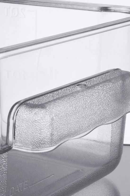 Square Polycarbonate Storage Food Containers 3.8lt/4qt - TEM IMPORTS™