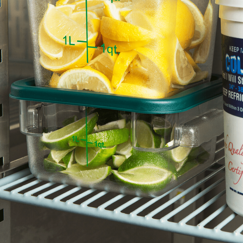 Square Polycarbonate Storage Food Containers 3.8lt/4qt - TEM IMPORTS™