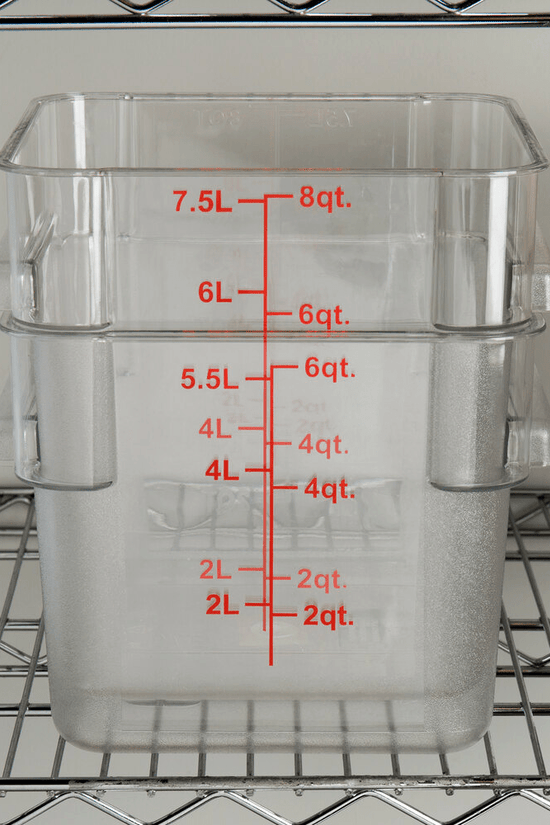 Square Polycarbonate Storage Food Containers 7.6lt/8qt - TEM IMPORTS™