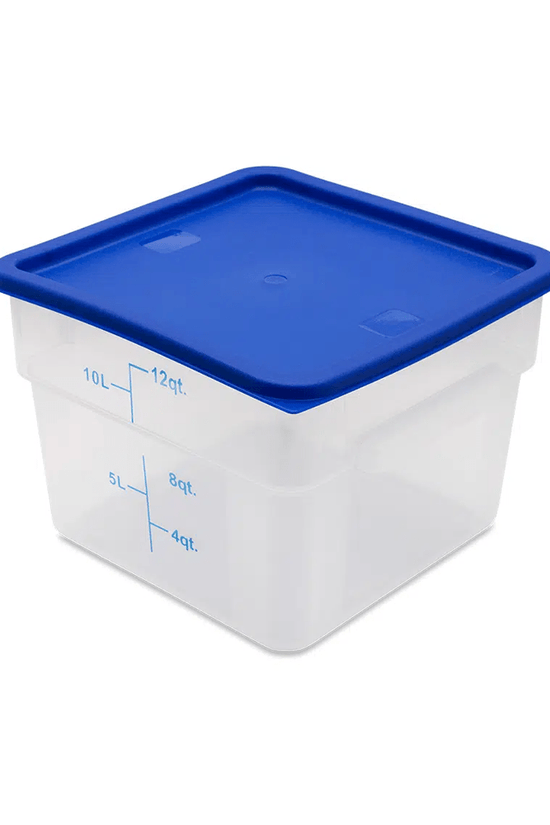 Square PP Storage Food Containers Translucent 11.4lt/12qt - TEM IMPORTS™