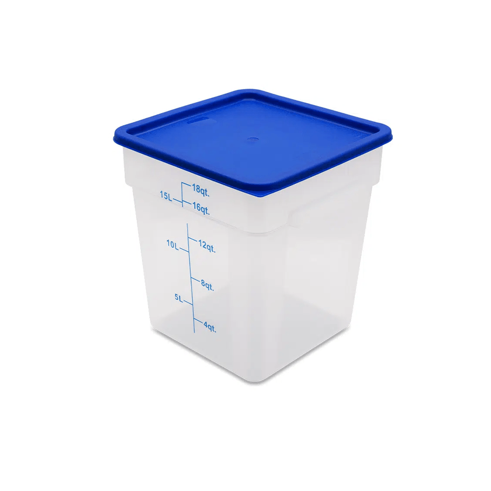 Square PP Storage Food Containers Translucent 17.2lt/18qt - TEM IMPORTS™