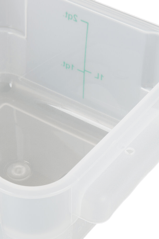 Square PP Storage Food Containers Translucent 1.9lt/2qt - TEM IMPORTS™
