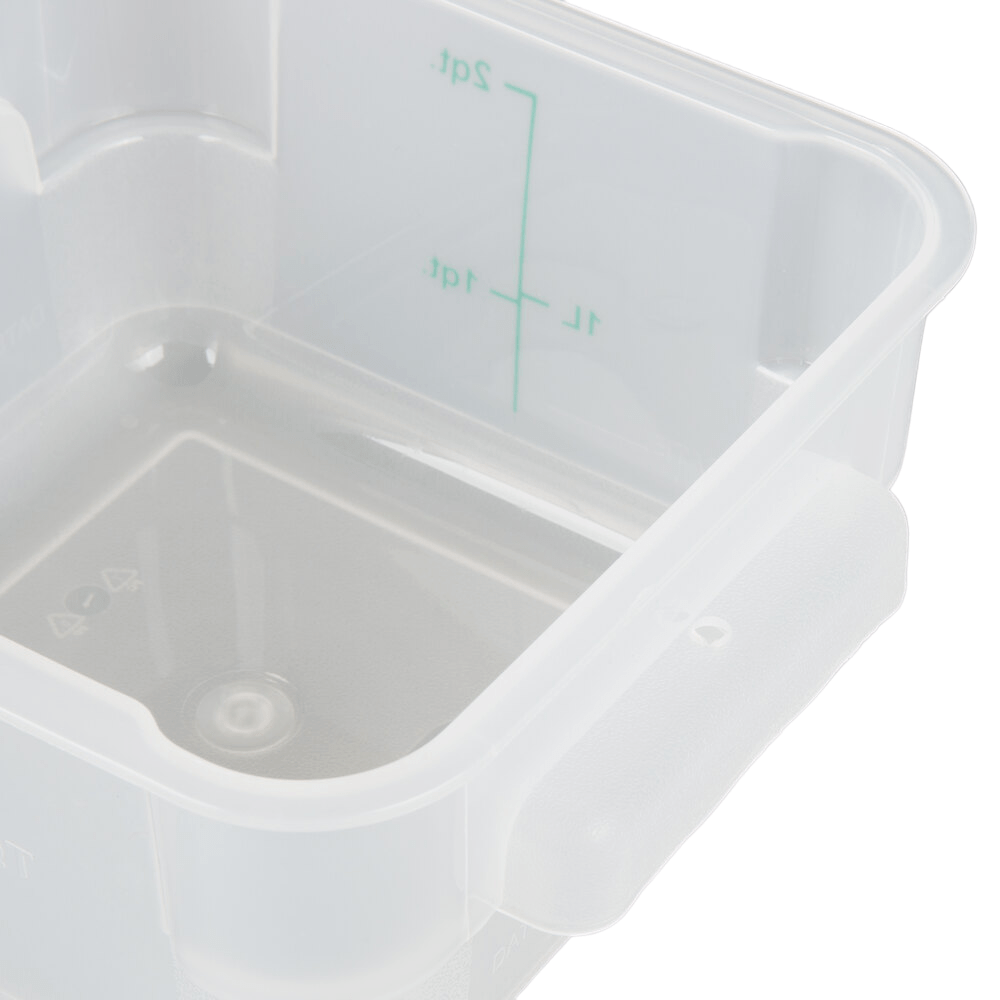 Square PP Storage Food Containers Translucent 1.9lt/2qt - TEM IMPORTS™