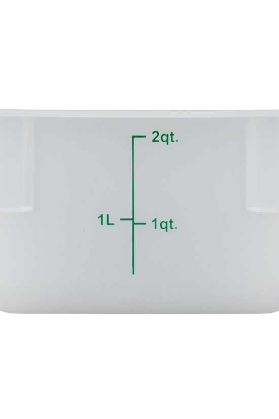 Square PP Storage Food Containers Translucent 1.9lt/2qt - TEM IMPORTS™