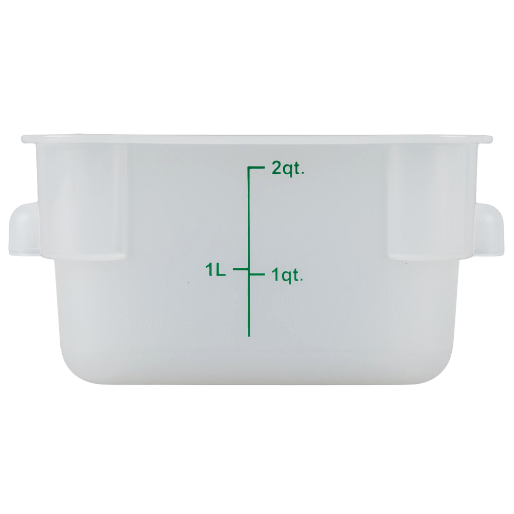 Square PP Storage Food Containers Translucent 1.9lt/2qt - TEM IMPORTS™