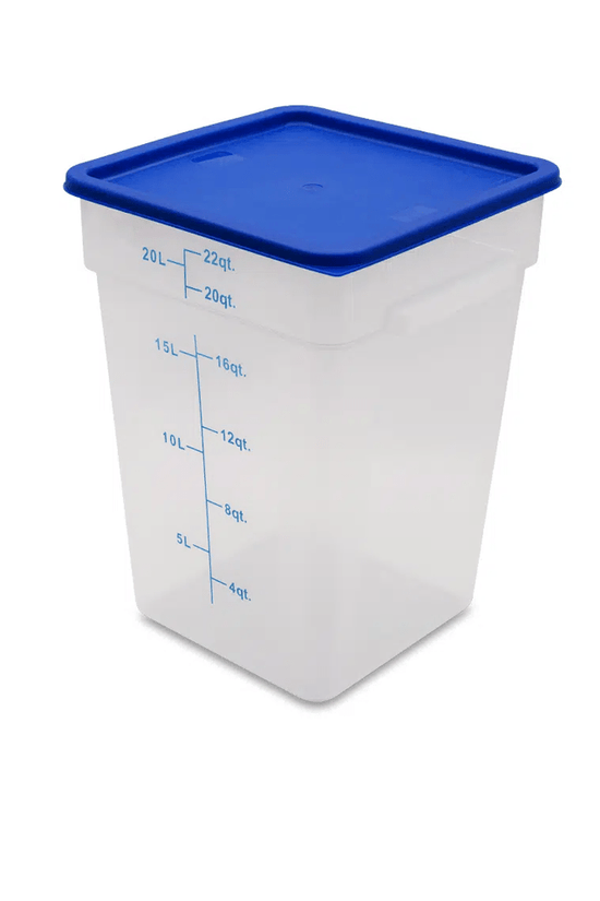 Square PP Storage Food Containers Translucent 20.0lt/22qt - TEM IMPORTS™