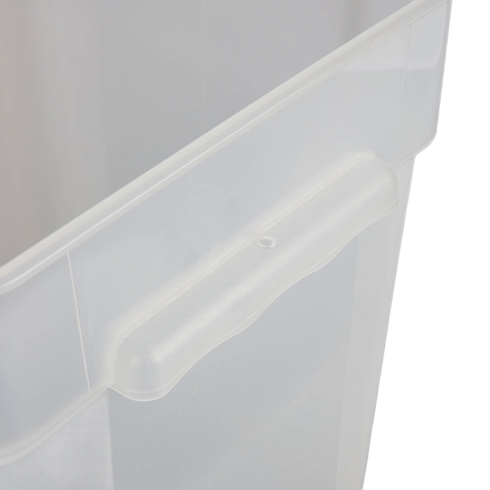Square PP Storage Food Containers Translucent 20.0lt/22qt - TEM IMPORTS™
