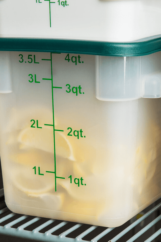 Square PP Storage Food Containers Translucent 3.8lt/4qt - TEM IMPORTS™