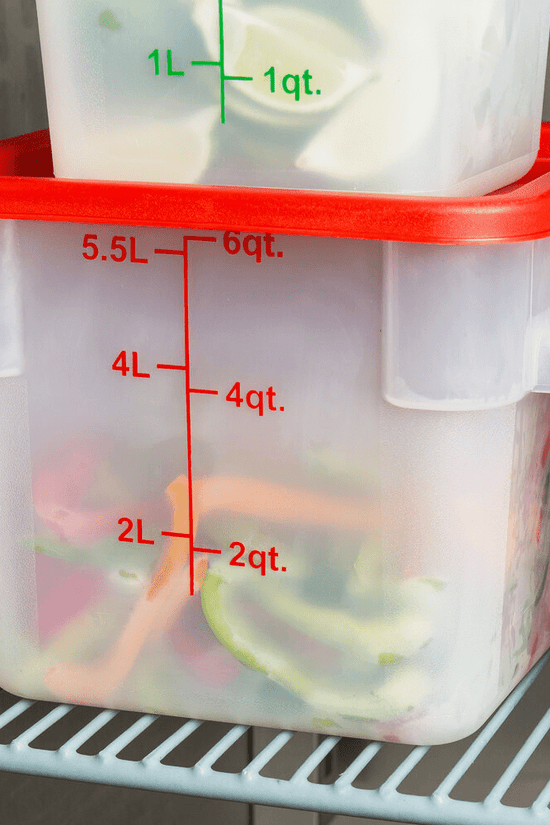 Square PP Storage Food Containers Translucent 5.7lt/6qt - TEM IMPORTS™