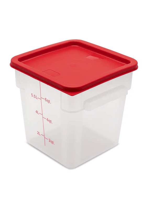 Square PP Storage Food Containers Translucent 7.6lt/8qt - TEM IMPORTS™