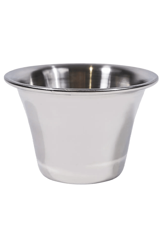 Stainless Steel Sauce Dish Flared 2oz - 24/Pack - TEM IMPORTS™