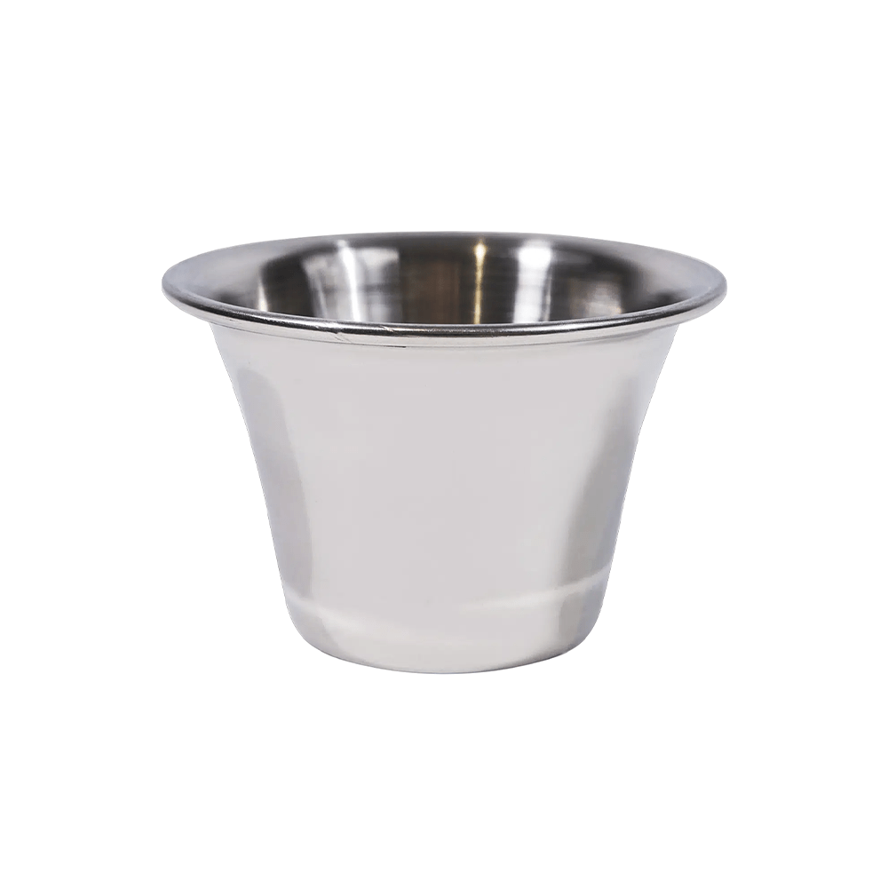Stainless Steel Sauce Dish Flared 2oz - 24/Pack - TEM IMPORTS™