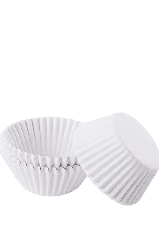 Standard White Cupcake Muffin Baking Liners - B45*H30mm - TEM IMPORTS™