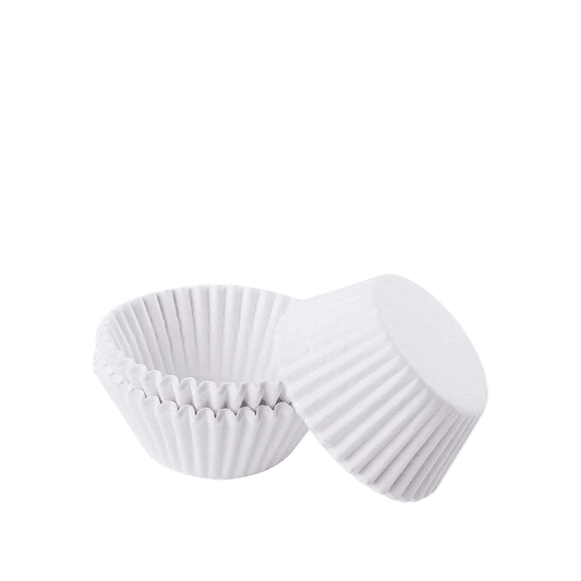 Standard White Cupcake Muffin Baking Liners - B45*H30mm - TEM IMPORTS™
