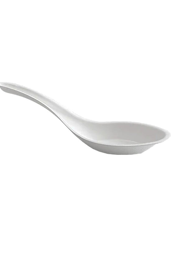 150mm Sugarcane Chinese Soup Spoon - 1000/CTN