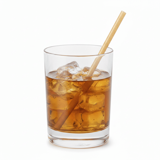 Sugarcane Fiber Cocktail Straw 6mm Regular - TEM IMPORTS™