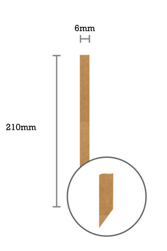 Sugarcane Fiber Straw 6mm Slant Cut - TEM IMPORTS™