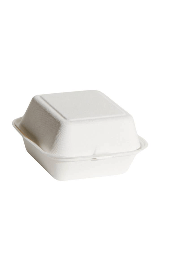 Sugarcane Takeaway Burger Box Food Clam - TEM IMPORTS™