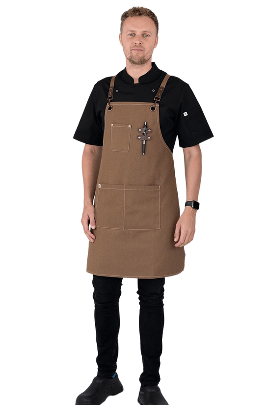 Tomy Bib Apron - Coffee - TEM IMPORTS™