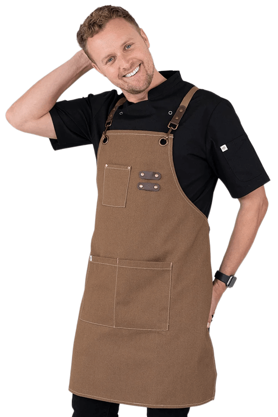 Tomy Bib Apron - Coffee - TEM IMPORTS™