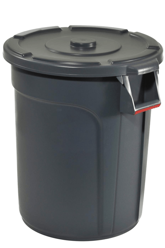 Trust® Commercial Round Lid Suit 121lt - Grey - TEM IMPORTS™