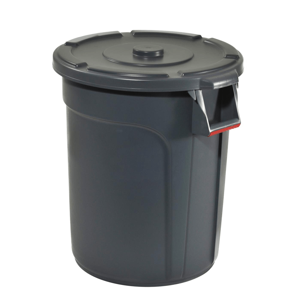 Trust® Commercial Round Lid Suit 121lt - Grey - TEM IMPORTS™
