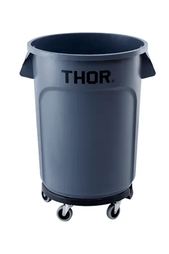 TRUST® Commercial Thor Round Bin Dolly - Single - TEM IMPORTS™