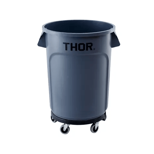 TRUST® Commercial Thor Round Bin Dolly - Single - TEM IMPORTS™